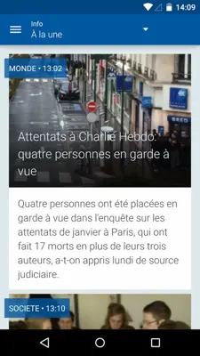 RTBF android App screenshot 12