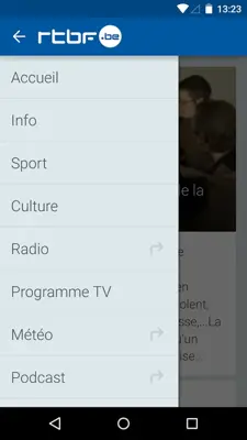 RTBF android App screenshot 13